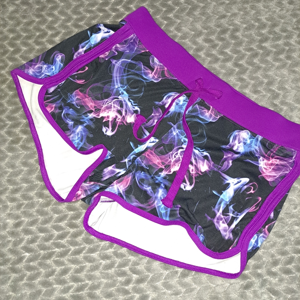 Justice brand girls Galaxy shorts, size 14/16